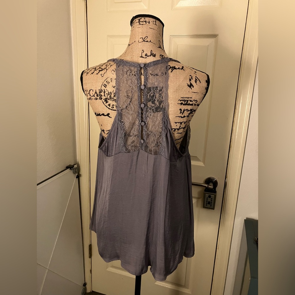 Torrid lace detail racer back tank cami camisole flowy 0 12 14 XL